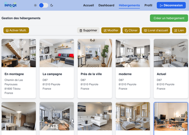 Livret d'accueil - Interface